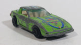 Vintage Yatming Mazda RX-7 "Ricky" Green No. 69 Die Cast Toy Car Vehicle with Opening Doors