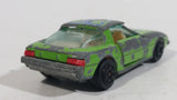 Vintage Yatming Mazda RX-7 "Ricky" Green No. 69 Die Cast Toy Car Vehicle with Opening Doors
