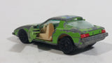 Vintage Yatming Mazda RX-7 "Ricky" Green No. 69 Die Cast Toy Car Vehicle with Opening Doors
