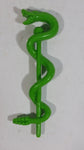 Vintage 1985 Mattel MOTU Masters of The Universe King Hiss Green Snake Staff Plastic Toy He-Man