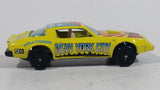 Vintage Yatming Pontiac Trans Am Turbo T/A #30 New York City U.S.A. No. 1030 Yellow Die Cast Toy Muscle Car Vehicle