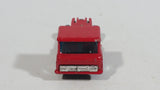 Vintage Yatming Semi Delivery Truck Red Die Cast Toy Car Vehicle