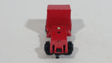 Vintage Yatming Semi Delivery Truck Red Die Cast Toy Car Vehicle