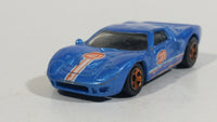 2008 Hot Wheels Web Trading Cards Ford GT - 40 Light Blue Die Cast Toy Race Car Vehicle