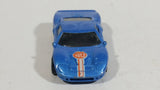 2008 Hot Wheels Web Trading Cards Ford GT - 40 Light Blue Die Cast Toy Race Car Vehicle