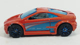 2010 Hot Wheels Asphalt Assault Orange Die Cast Toy Car Vehicle