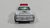 1980s Yatming Dodge Monaco Sheriff Highway Patrol 18 Police Cop White Black Die Cast Toy Car Emergency Rescue Vehicle - Treasure Valley Antiques & Collectibles