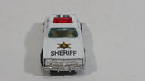 1980s Yatming Dodge Monaco Sheriff Highway Patrol 18 Police Cop White Black Die Cast Toy Car Emergency Rescue Vehicle - Treasure Valley Antiques & Collectibles