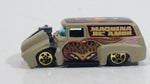 2005 Hot Wheels Pin Hedz '56 Ford Truck Flat Brown Beige Die Cast Toy Car Hot Rod Vehicle with Opening Hood