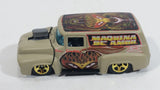 2005 Hot Wheels Pin Hedz '56 Ford Truck Flat Brown Beige Die Cast Toy Car Hot Rod Vehicle with Opening Hood