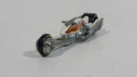 2010 Hot Wheels Cool 'N Custom Hammer Sled Motorcycle White Die Cast Toy Motorbike Vehicle