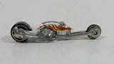 2010 Hot Wheels Cool 'N Custom Hammer Sled Motorcycle White Die Cast Toy Motorbike Vehicle