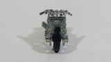 2008 Hot Wheels Customizers Corner Shop Blast Lane Motorcycle Dark Metalflake Blue Die Cast Toy Motorbike Vehicle - Treasure Valley Antiques & Collectibles