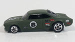 2006 Hot Wheels Vairy 8 Flat Dark Olive Army Green Die Cast Toy Muscle Car Vehicle