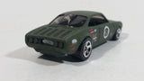 2006 Hot Wheels Vairy 8 Flat Dark Olive Army Green Die Cast Toy Muscle Car Vehicle