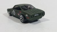 2006 Hot Wheels Vairy 8 Flat Dark Olive Army Green Die Cast Toy Muscle Car Vehicle