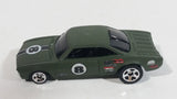 2006 Hot Wheels Vairy 8 Flat Dark Olive Army Green Die Cast Toy Muscle Car Vehicle