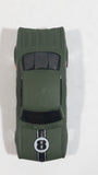 2006 Hot Wheels Vairy 8 Flat Dark Olive Army Green Die Cast Toy Muscle Car Vehicle