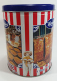 HTF Hawkins Cheezies Corn Snacks "Always on Top" Fresh, Crisp, and Delicious Limited Edition Tin Metal Canister