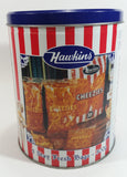 HTF Hawkins Cheezies Corn Snacks "Always on Top" Fresh, Crisp, and Delicious Limited Edition Tin Metal Canister