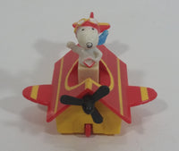 Vintage 1989 Peanuts Gang Pop Mobiles United Features Syndicate Snoopy Flying Ace Doghouse Plastic Toy McDonald's Happy Meals