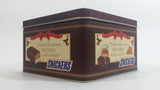 1993 Mars Snickers Chocolate Bar Christmas Norman Rockwell 1924 Brown Metal Tin Container Collectible