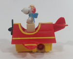 Vintage 1989 Peanuts Gang Pop Mobiles United Features Syndicate Snoopy Flying Ace Doghouse Plastic Toy McDonald's Happy Meals