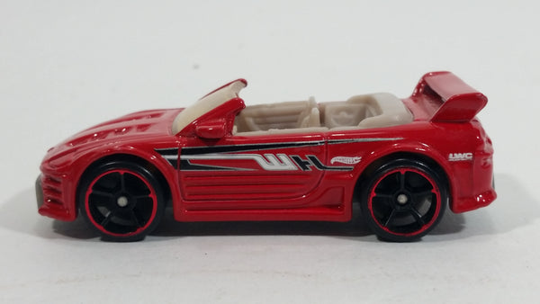 2011 Hot Wheels Tunerz Mitsubishi Eclipse Convertible Red Die Cast Toy Car Vehicle