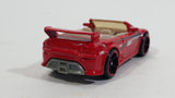 2011 Hot Wheels Tunerz Mitsubishi Eclipse Convertible Red Die Cast Toy Car Vehicle