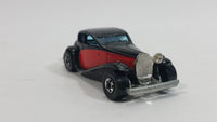 1981 Hot Wheels '37 Bugatti Black Red Die Cast Toy Classic Luxury Car Vehicle - Treasure Valley Antiques & Collectibles