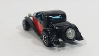 1981 Hot Wheels '37 Bugatti Black Red Die Cast Toy Classic Luxury Car Vehicle - Treasure Valley Antiques & Collectibles