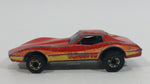 1982 Hot Wheels Gold Hot Ones Corvette Stingray Red Die Cast Toy Car Vehicle - Hong Kong - Treasure Valley Antiques & Collectibles