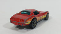 1982 Hot Wheels Gold Hot Ones Corvette Stingray Red Die Cast Toy Car Vehicle - Hong Kong - Treasure Valley Antiques & Collectibles