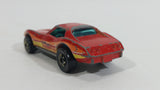 1982 Hot Wheels Gold Hot Ones Corvette Stingray Red Die Cast Toy Car Vehicle - Hong Kong - Treasure Valley Antiques & Collectibles