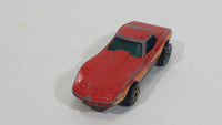 1982 Hot Wheels Gold Hot Ones Corvette Stingray Red Die Cast Toy Car Vehicle - Hong Kong - Treasure Valley Antiques & Collectibles