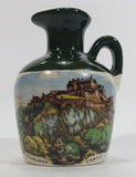 Glen Fiona Lindisfarne Ceramics Scotch Whisky 5 cl. Edinburgh Castle Themed Miniature Jug - Treasure Valley Antiques & Collectibles