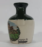 Glen Fiona Lindisfarne Ceramics Scotch Whisky 5 cl. Edinburgh Castle Themed Miniature Jug - Treasure Valley Antiques & Collectibles