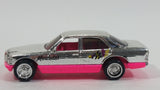 1990 Hot Wheels California Customs Mercedes 380 SEL Chrome and Pink Die Cast Toy Luxury Car Vehicle - Treasure Valley Antiques & Collectibles