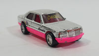 1990 Hot Wheels California Customs Mercedes 380 SEL Chrome and Pink Die Cast Toy Luxury Car Vehicle