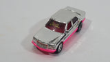 1990 Hot Wheels California Customs Mercedes 380 SEL Chrome and Pink Die Cast Toy Luxury Car Vehicle - Treasure Valley Antiques & Collectibles