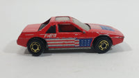 1987 Hot Wheels The Hot Ones Pontiac Fiero 2M4 Red Die Cast Toy Sports Car Vehicle - GHO