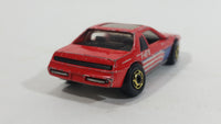 1987 Hot Wheels The Hot Ones Pontiac Fiero 2M4 Red Die Cast Toy Sports Car Vehicle - GHO