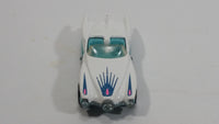 1991 Hot Wheels Street Beast White and Turquoise Die Cast Toy Car Vehicle - Treasure Valley Antiques & Collectibles