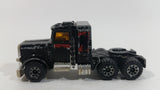 Vintage 1981 Lesney Matchbox Peterbilt Semi Tractor Truck Black 1/80 Scale Die Cast Toy Rig Vehicle