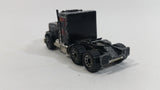 Vintage 1981 Lesney Matchbox Peterbilt Semi Tractor Truck Black 1/80 Scale Die Cast Toy Rig Vehicle