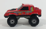 1990 Hot Wheels Gulch Stepper Red Die Cast Toy Car Vehicle