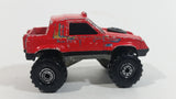 1990 Hot Wheels Gulch Stepper Red Die Cast Toy Car Vehicle