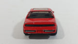 1987 Hot Wheels The Hot Ones Pontiac Fiero 2M4 Red Die Cast Toy Sports Car Vehicle - GHO