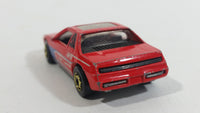 1987 Hot Wheels The Hot Ones Pontiac Fiero 2M4 Red Die Cast Toy Sports Car Vehicle - GHO - Treasure Valley Antiques & Collectibles