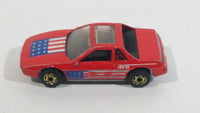 1987 Hot Wheels The Hot Ones Pontiac Fiero 2M4 Red Die Cast Toy Sports Car Vehicle - GHO